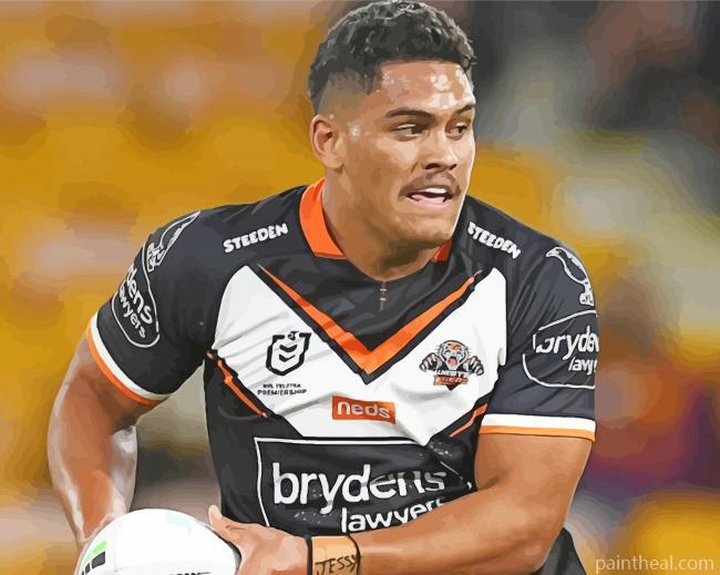 West Tigers Player Painting By Numbers Kits