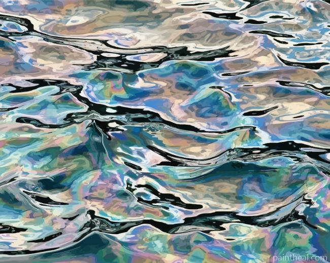 Water Reflection Art Painting By Numbers Kits