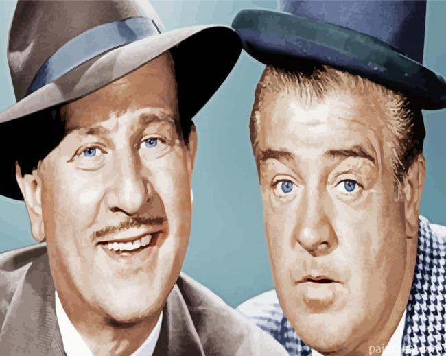 Aesthetic Abbott And Costello Painting By Numbers Kits