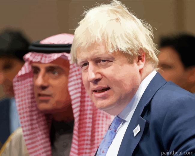 The Prime Minister Of The UK Boris Johnson Painting By Numbers Kits
