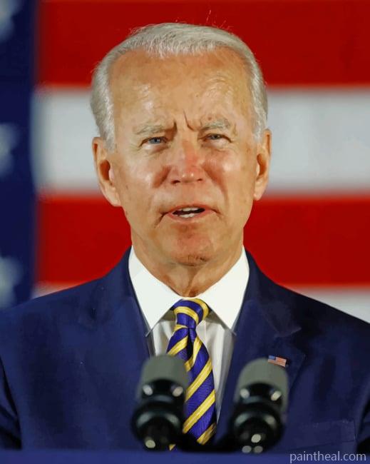 Joe Biden President Painting By Numbers Kits