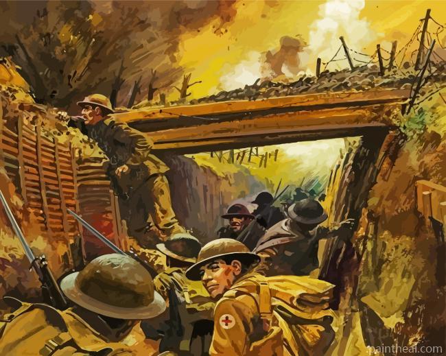 World War 1 Painting By Numbers Kits