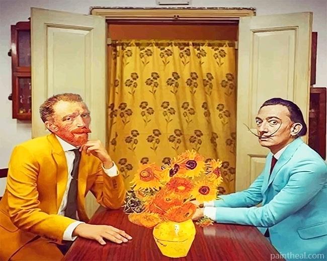 Van Gogh and Dali Painting By Numbers Kits