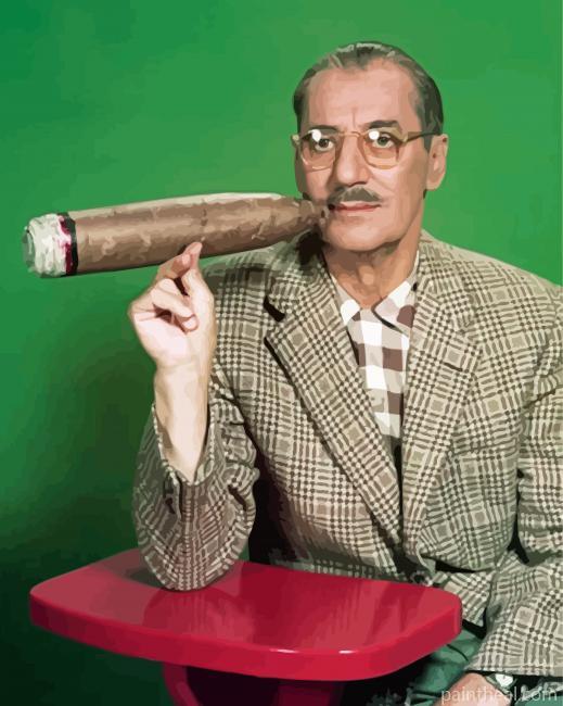 Aesthetic Groucho Marx Painting By Numbers Kits