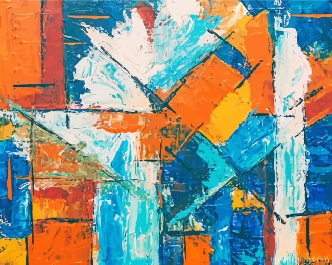 Aesthetic Contemporary Art Painting By Numbers Kits