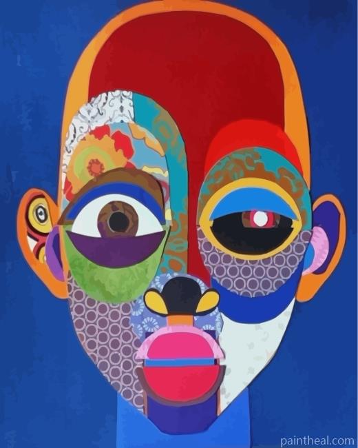 Abstract Face Painting By Numbers Kits