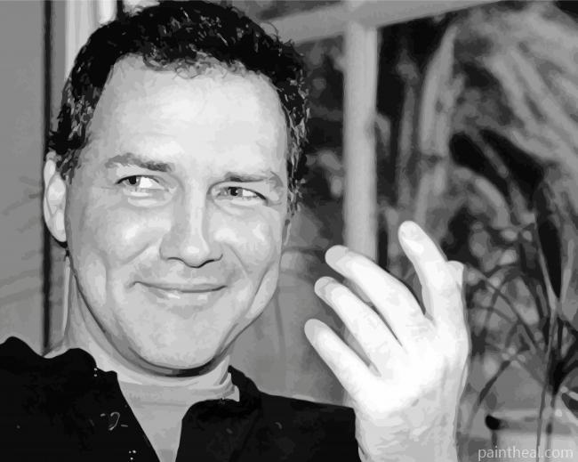 Black And White Norm Macdonald Painting By Numbers Kits