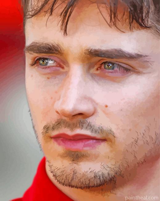 Close Up Charles Leclerc Painting By Numbers Kits