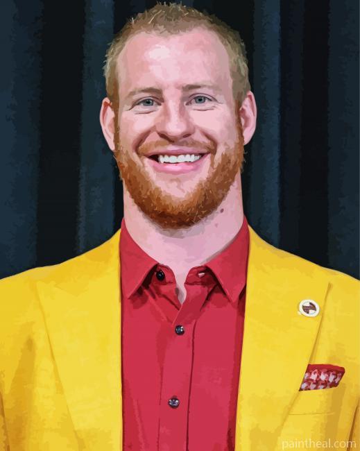 Aesthetic Carson Wentz Sport Painting By Numbers Kits