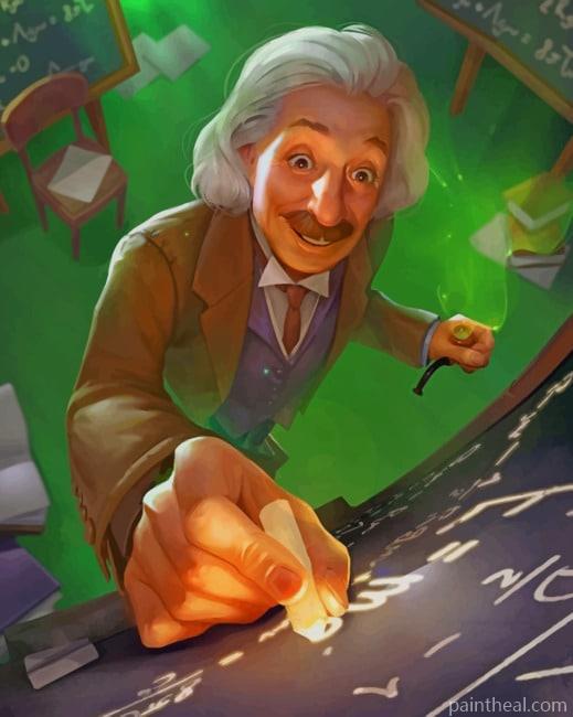The Brilliant Albert Einstein Painting By Numbers Kits