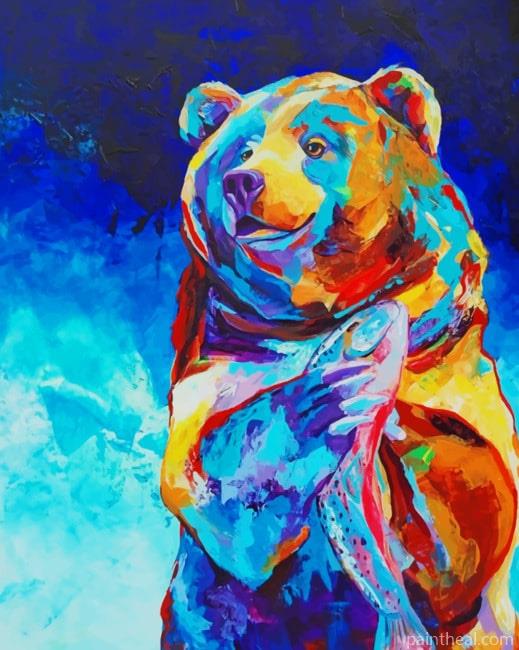 Colorful Bear NEW Painting By Numbers Kits