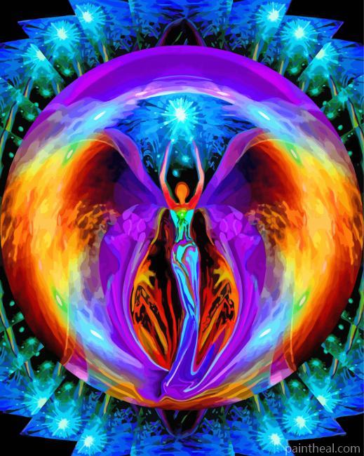 Abstract Metaphysical Angel Painting By Numbers Kits