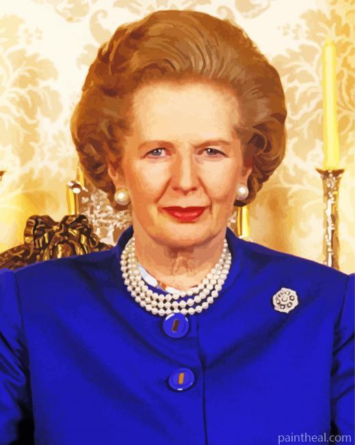 Aesthetic Margaret Thatcher Painting By Numbers Kits