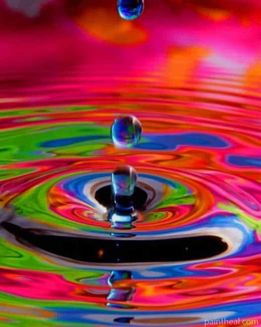 Colorful Water Drop NEW Painting By Numbers Kits