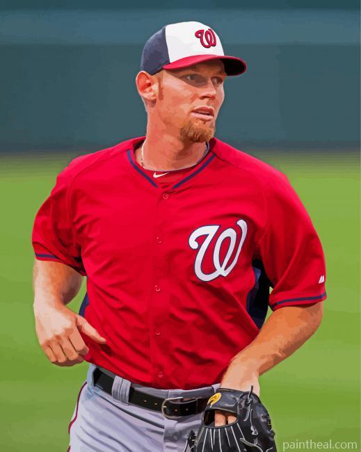 Stephen Strasburg Painting By Numbers Kits