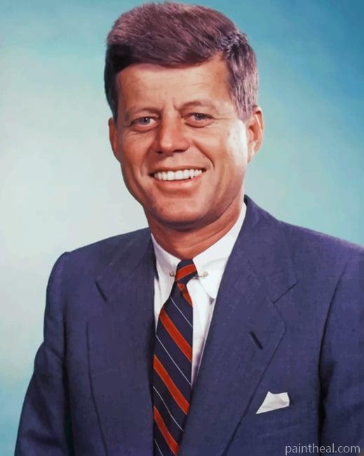 John F Kennedy Painting By Numbers Kits