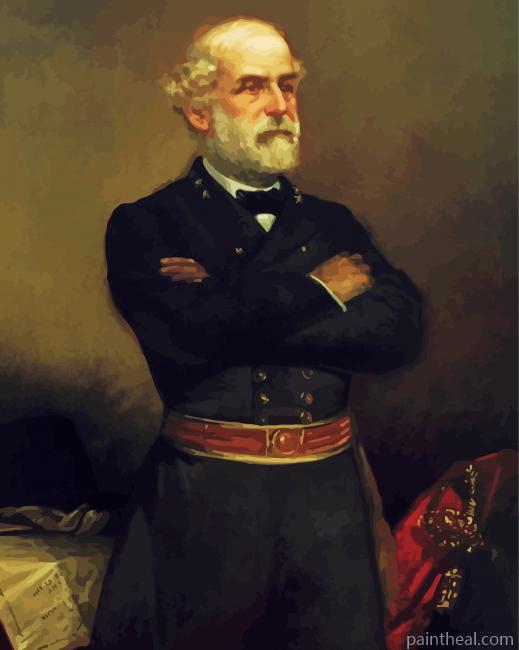 Vintage Robert Edward Lee Painting By Numbers Kits
