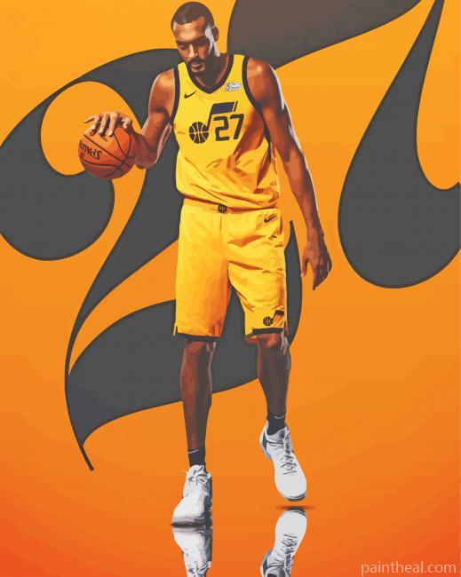 Rudy Gobert Poster Painting By Numbers Kits
