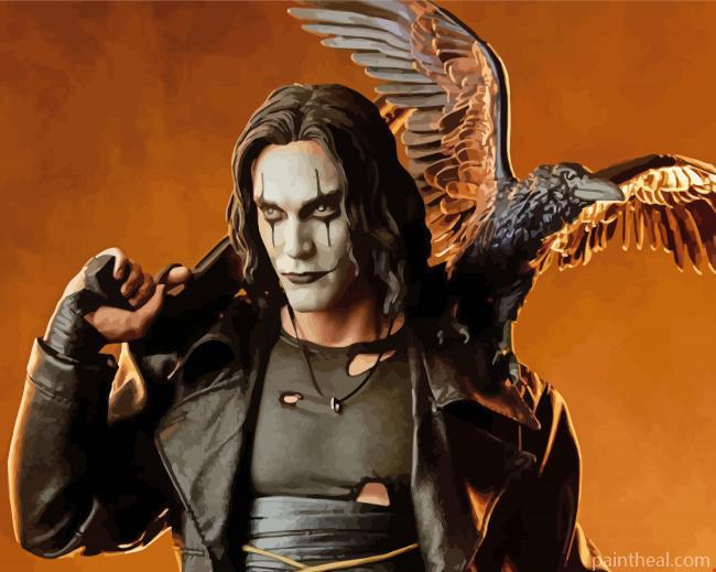 The Crow Movie Character Painting By Numbers Kits
