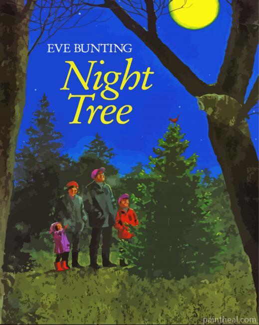Night Tree Painting By Numbers Kits