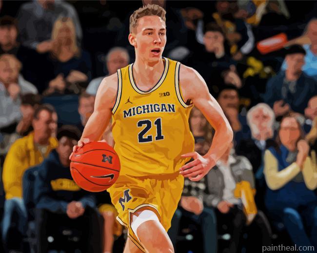 Michigan Wolverines Player Painting By Numbers Kits