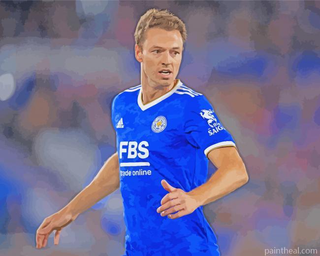 Jonny Evans Leicester City Player Painting By Numbers Kits