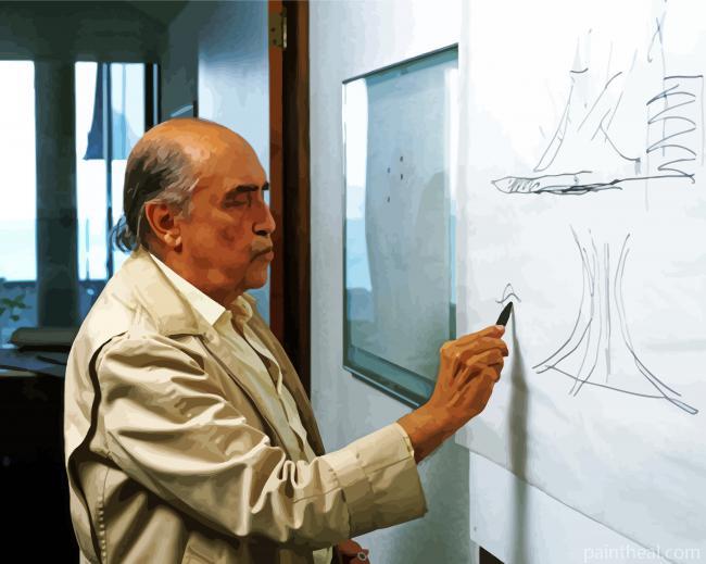 Oscar Niemeyer Painting By Numbers Kits