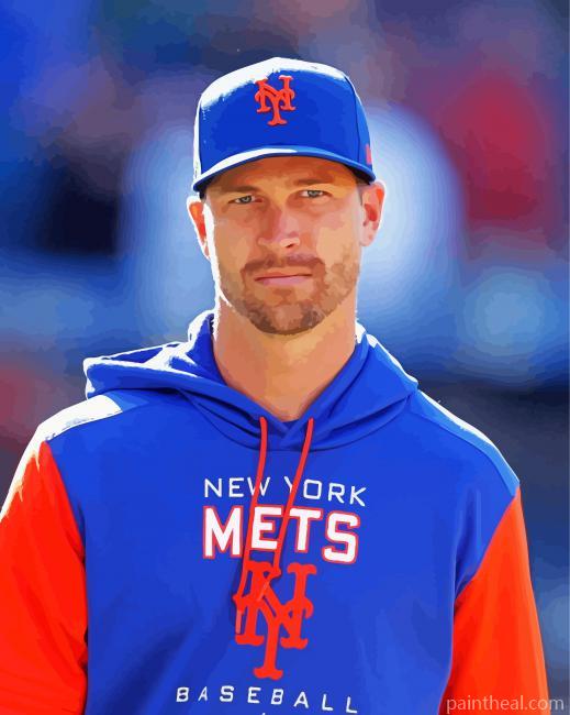 New York Mets Player Illustration Painting By Numbers Kits