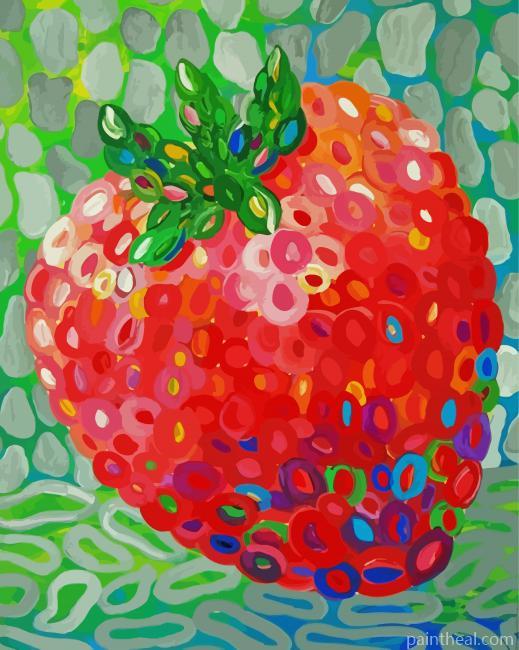 Abstract Fruit Art Painting By Numbers Kits