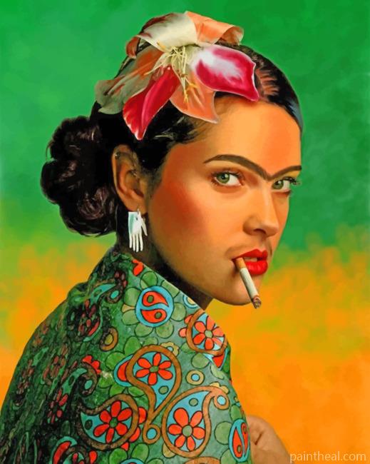 Mexican Woman Painting By Numbers Kits
