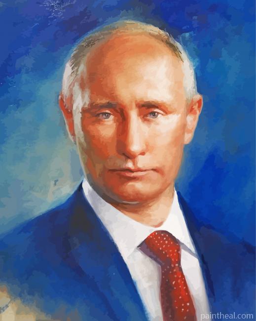 Aesthetic Vladimir Putin Painting By Numbers Kits