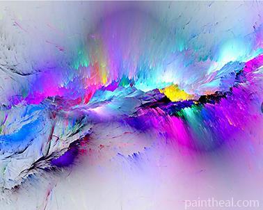 Splatter Colors Painting By Numbers Kits