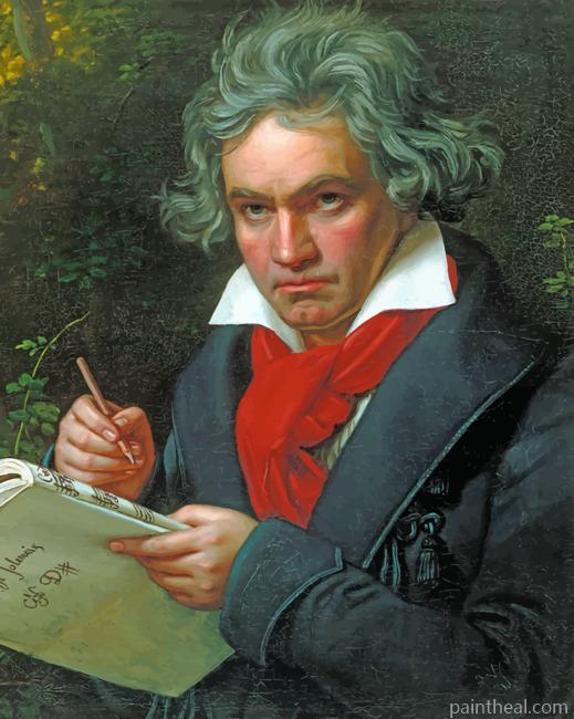 The Pianist Beethoven Painting By Numbers Kits