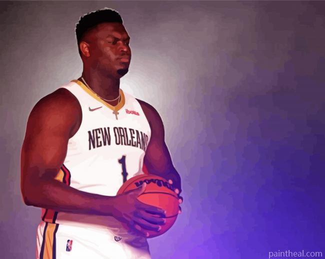Zion Williamson American Player Painting By Numbers Kits