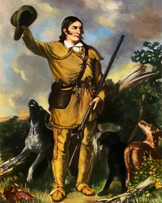 Davy Crockett Painting By Numbers Kits