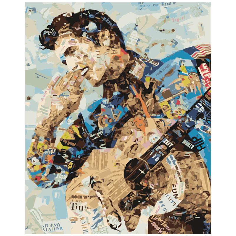 Elvis Presley King of Rock People Painting By Numbers Kits
