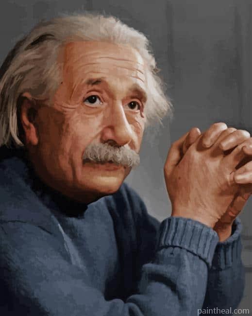 Aesthetic Albert Einstein Painting By Numbers Kits