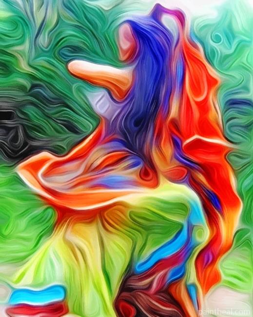 Abstract Dancer NEW Painting By Numbers Kits