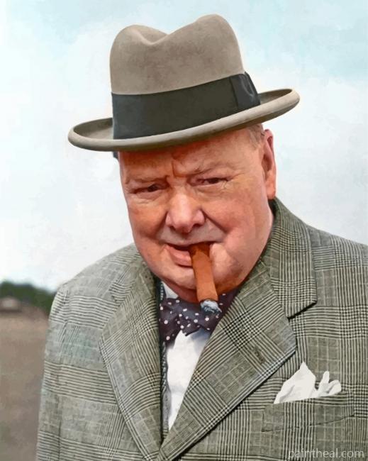 Winston Churchil Painting By Numbers Kits