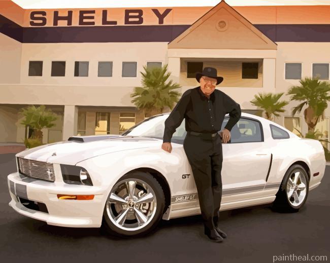 Aesthetic Carroll Shelby Painting By Numbers Kits