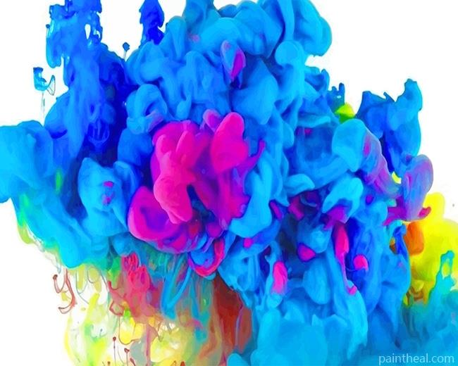 Beautiful Colorful Smoke NEW Painting By Numbers Kits