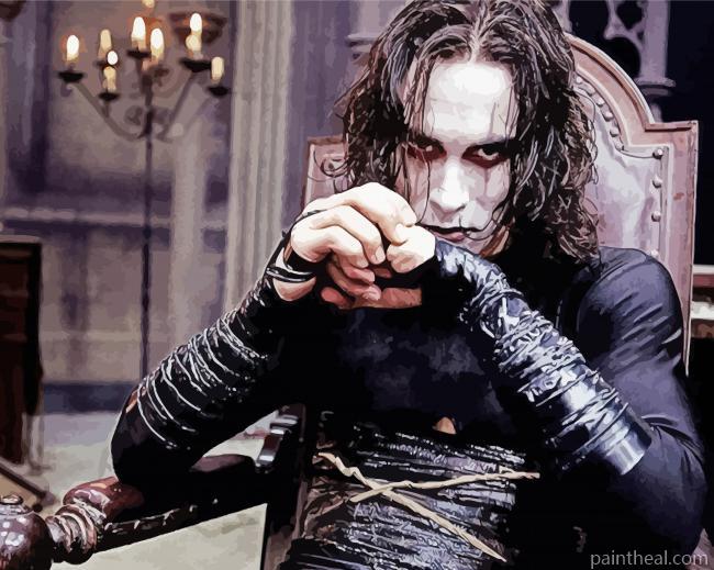 The Crow Movie Actor Painting By Numbers Kits