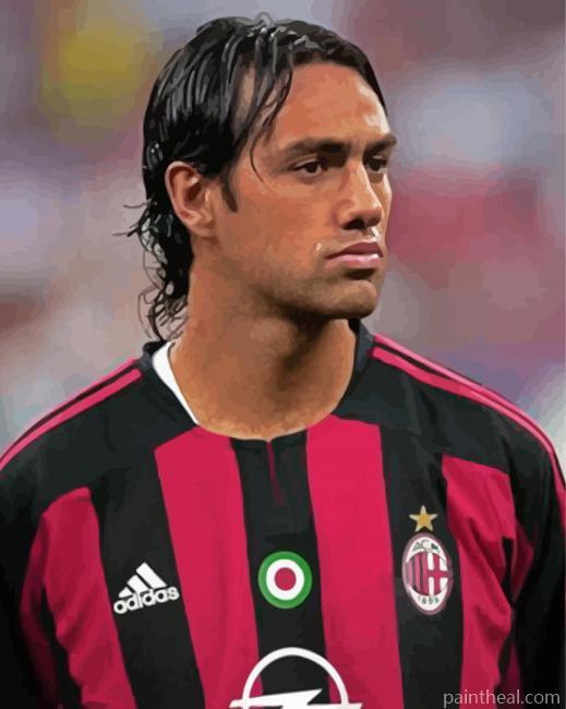 Italian Football Player Alessandro Nesta Painting By Numbers Kits