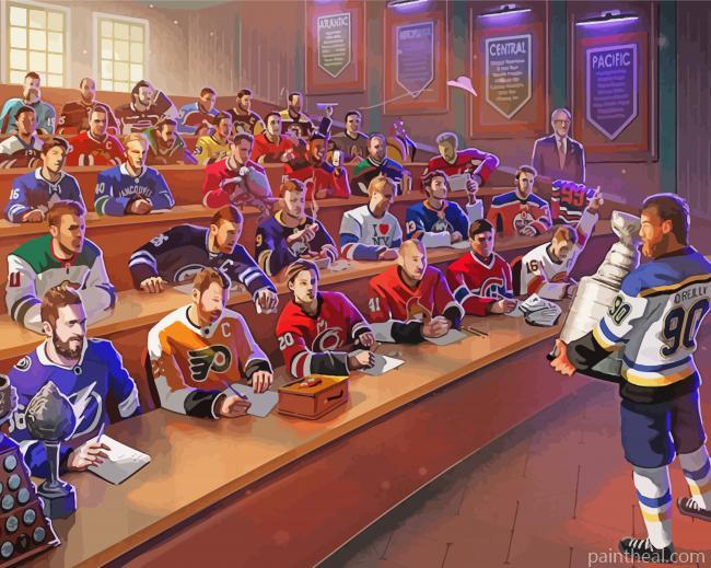 Ottawa Senators Team Art Painting By Numbers Kits
