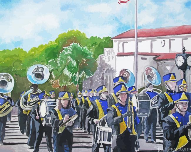 Marching Band Painting By Numbers Kits