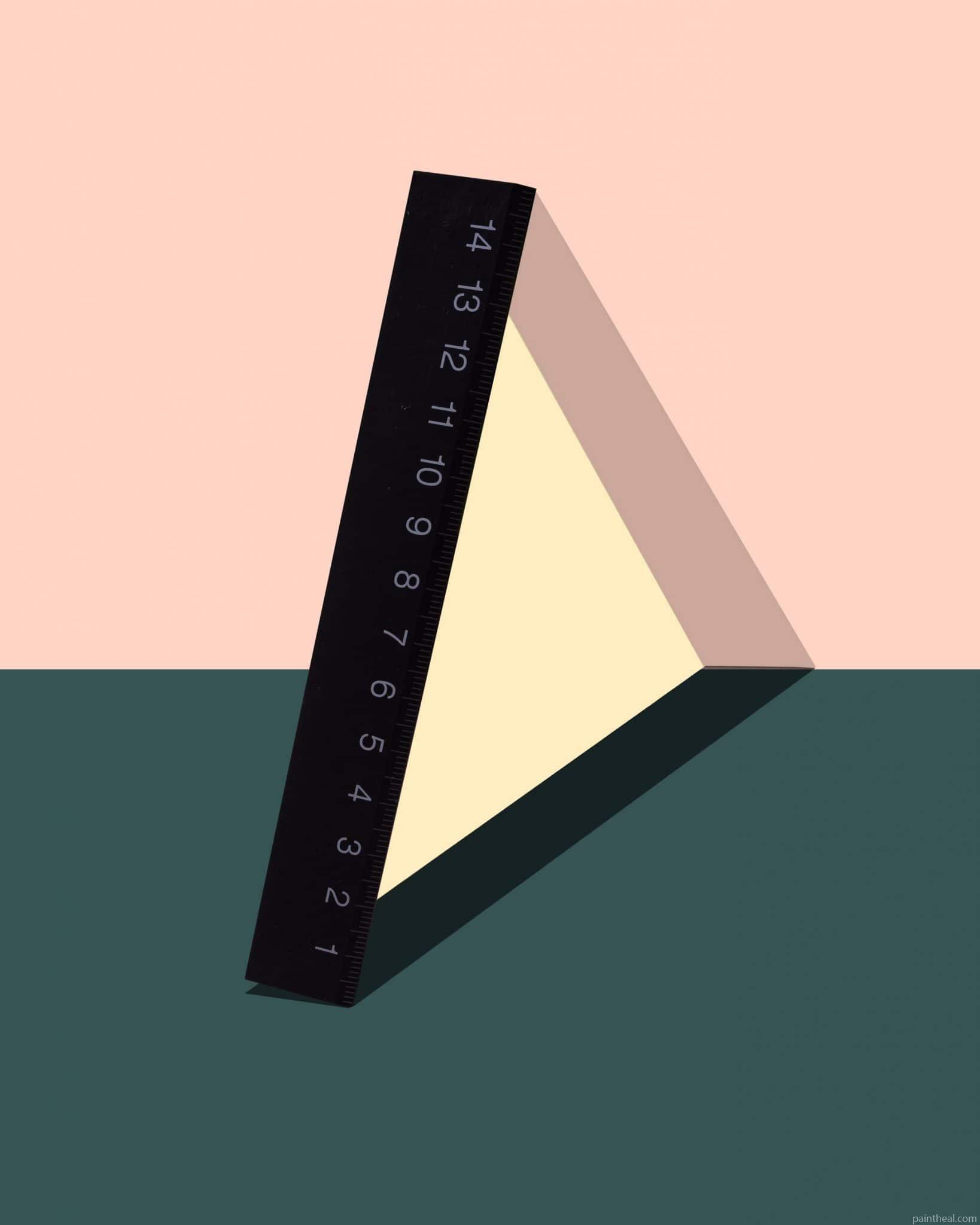 Triangle Abstract Painting By Numbers Kits