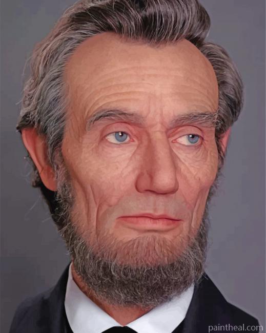 Abraham Lincoln Portrait Painting By Numbers Kits