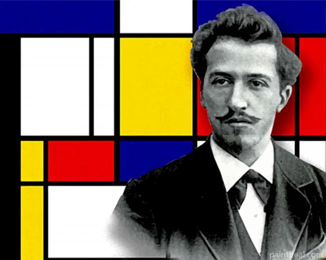 Piet Mondrian Painting By Numbers Kits