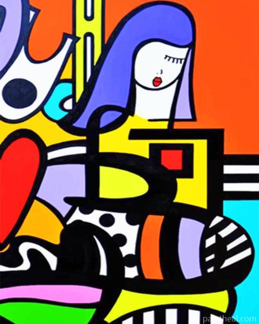 Weird Abstract Art Painting By Numbers Kits