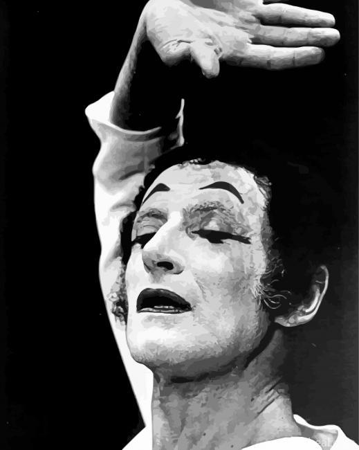 Vintage Marcel Marceau Painting By Numbers Kits